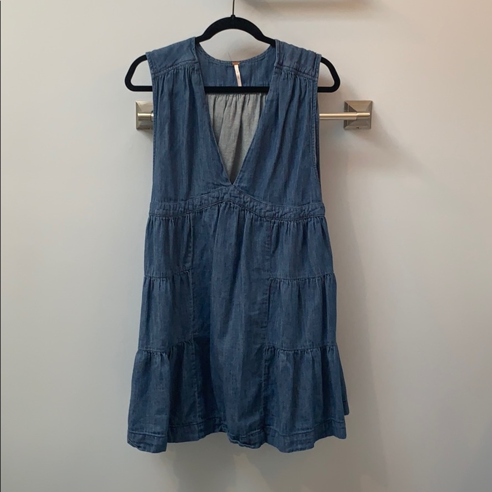 Free People denim dress size M